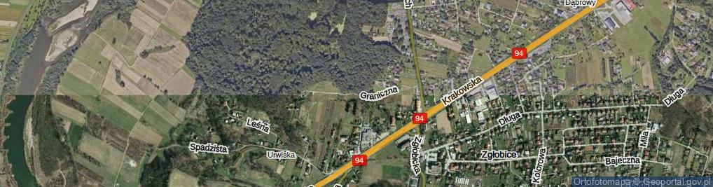 Zdjęcie satelitarne Graniczna ul.